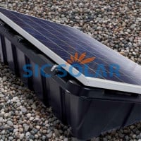 HDPE plastic solar ballast roof mount
